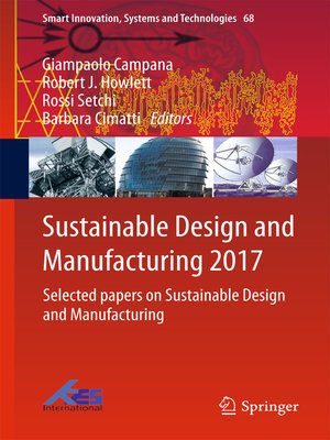 cover image of Sustainable Design and Manufacturing 2017